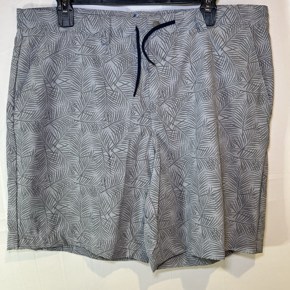 Vineyard Vines OTG Offshore Shorts Men's 36 Grey Print Swim Trunks Suit‎ Board